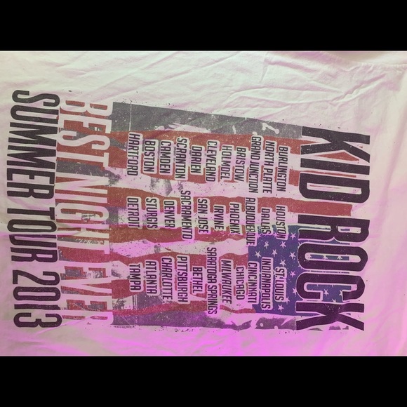 Gildan Tops Kid Rock Tshirt 2xl Vintage 23 Concert Poshmark